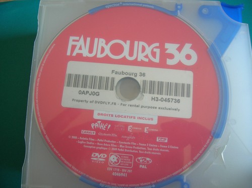 Dvd boitier slim faubourg 36 - slim,
